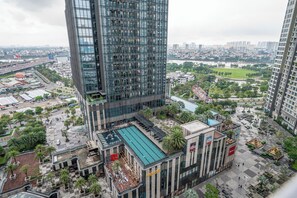 Apartamento, 3 quartos, sacada, vista para a cidade | Fachada