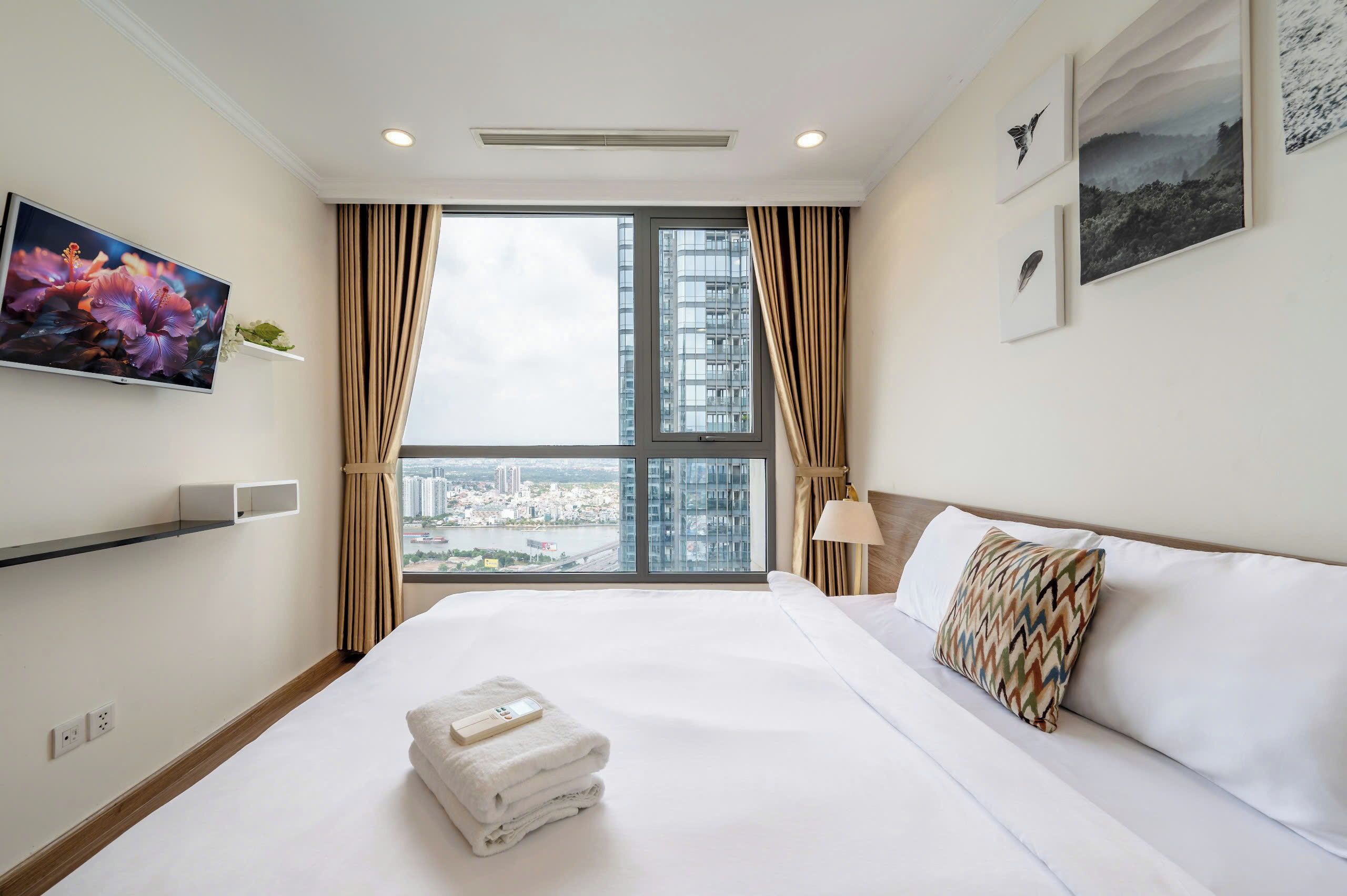 Apartemen, 3 kamar tidur, balkon, pemandangan kota | Pemandangan dari kamar