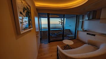 Superior Twin Room, Private Pool, Sea View | Free WiFi, bed sheets
