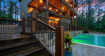 Luxury Cabin w/ Private Pool, Hot Tub & ATV Access
