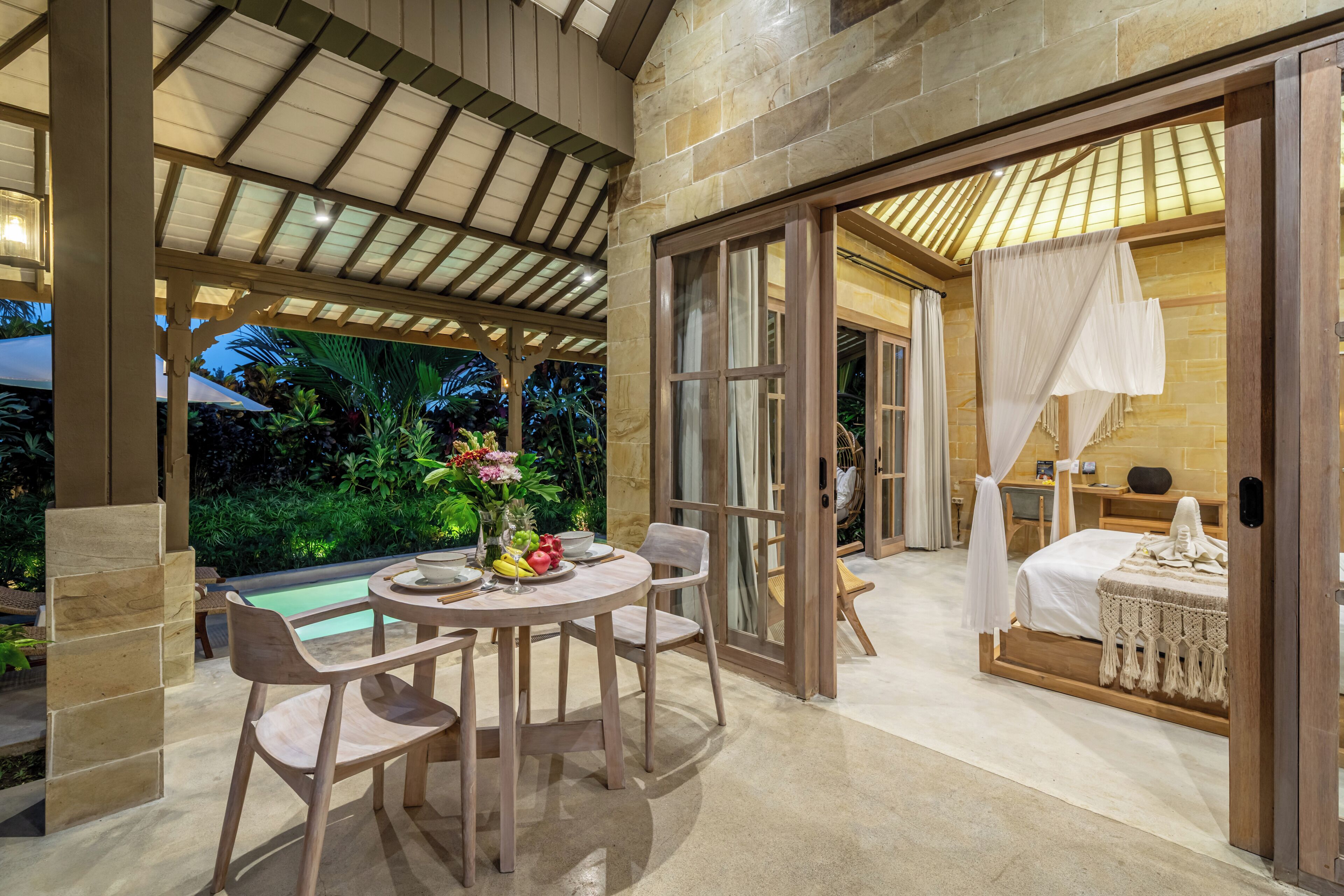 Luxury Villa, Pool View | Egyptian cotton sheets, premium bedding, in-room safe