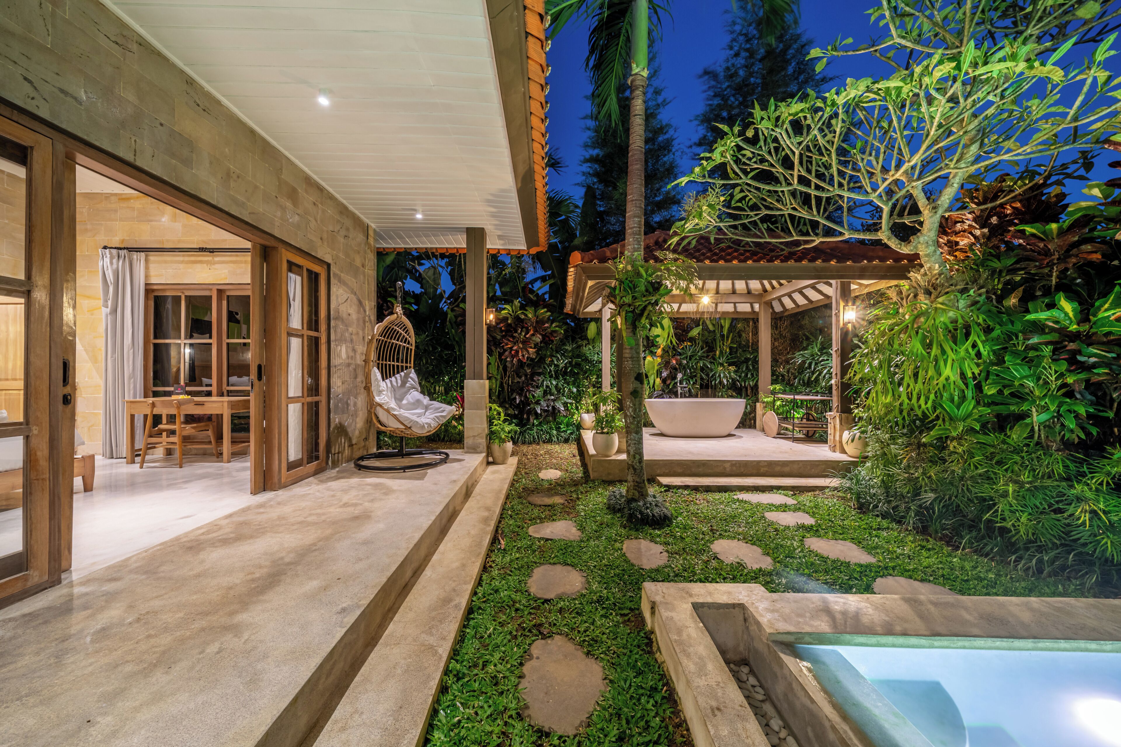 Exclusive-villa - udsigt til pool | Terrasse/gårdhave