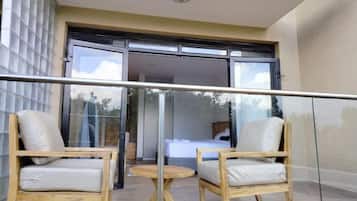 Deluxe Double Room, Balcony, Mountain View | Property grounds