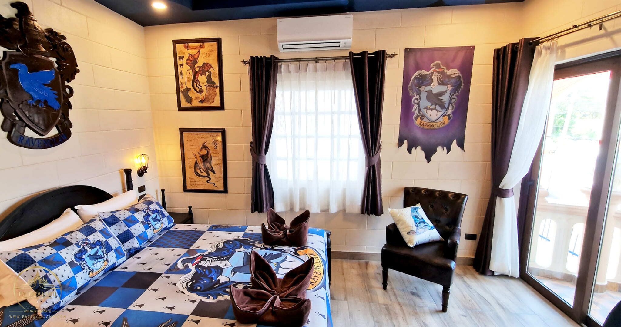 Luxury Villa, Private Pool | In-room safe, desk, laptop workspace, blackout curtains