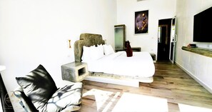 Luxury Villa, Private Pool | In-room safe, desk, laptop workspace, blackout curtains