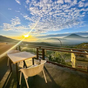 Vista a la montaña