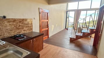 Villa, 2 Bedrooms | Private kitchen | Stovetop, dishwasher