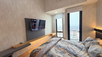 Estúdio conforto, vista para a cidade | Wi-Fi de cortesia