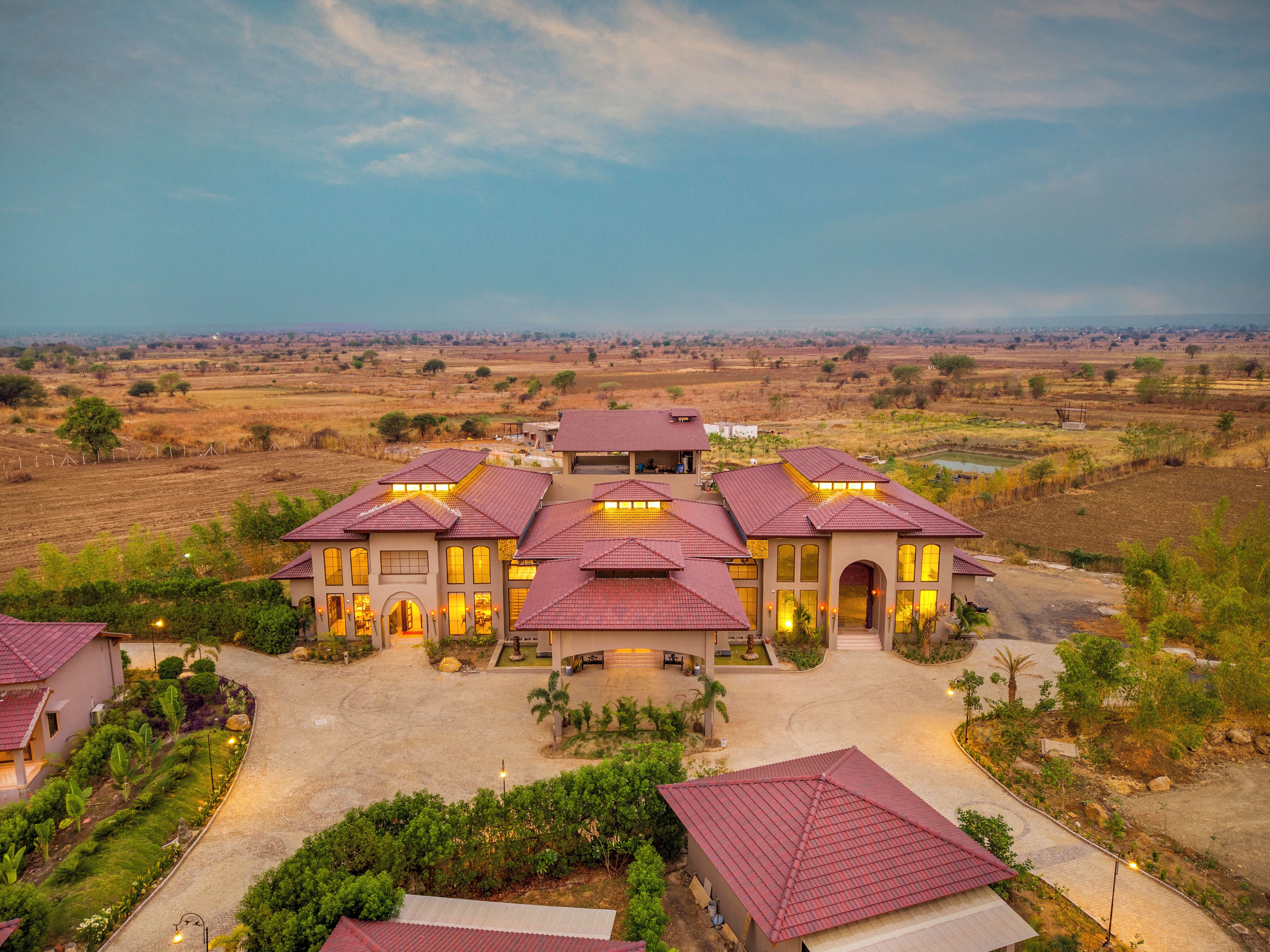 Front of property – evening/night