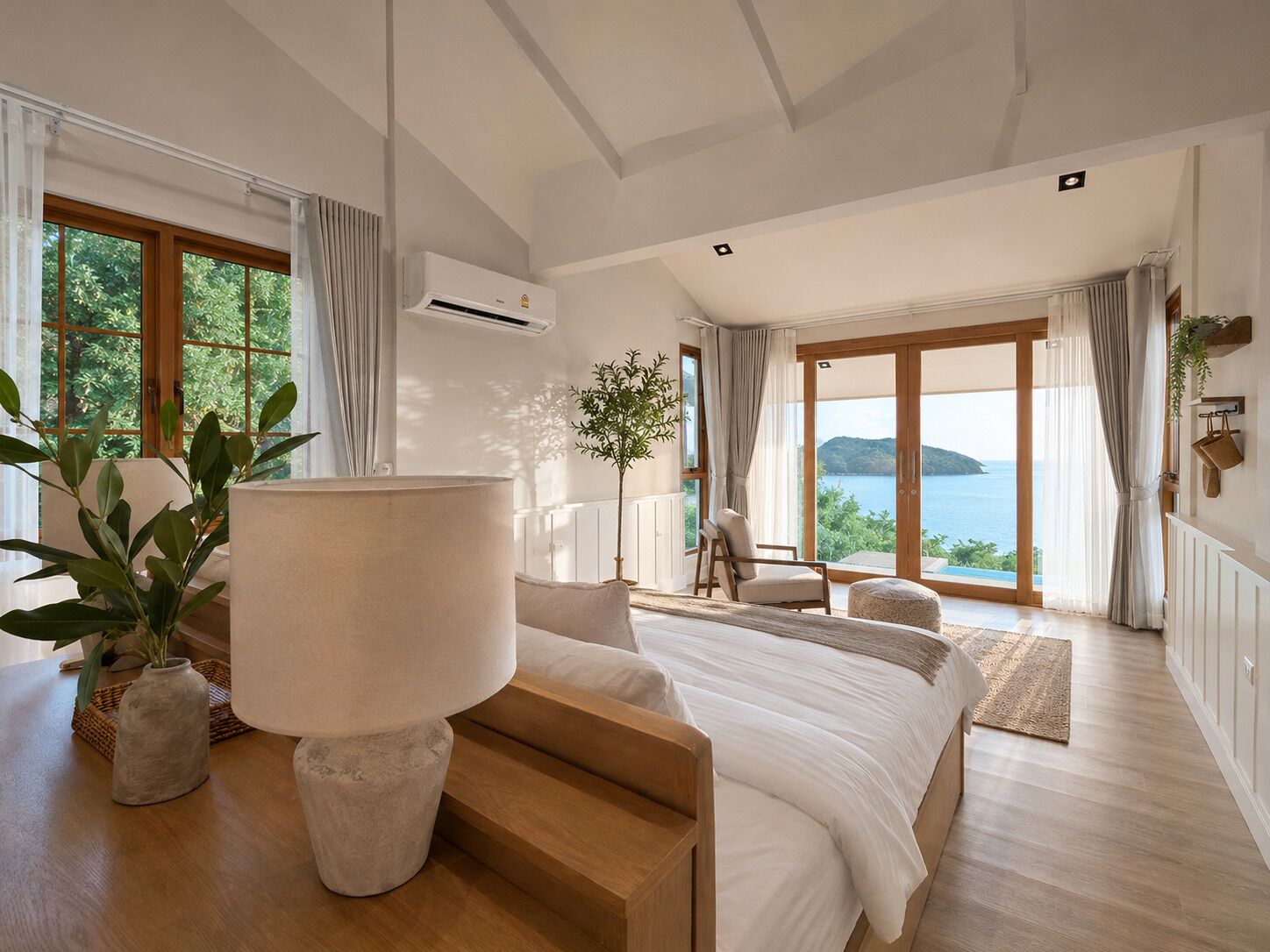Luxe villa, 4 slaapkamers, privézwembad, uitzicht op zee | Gratis wifi