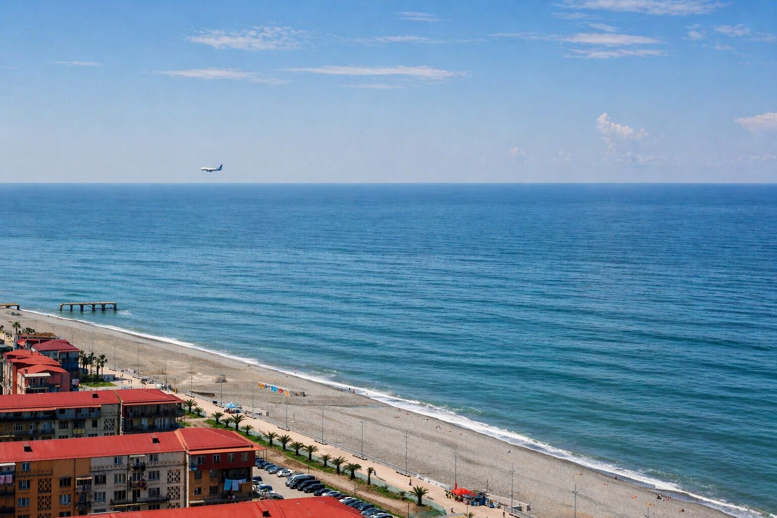 Apartamento luxo, 2 quartos, sacada, vista para o mar | Vista do quarto