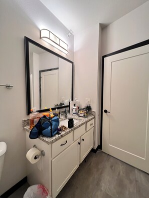 Bathroom - Cozy 1-bedroom apartment in fantastic Fitchburg with AC, laundry, and amenities (Fitchburg)