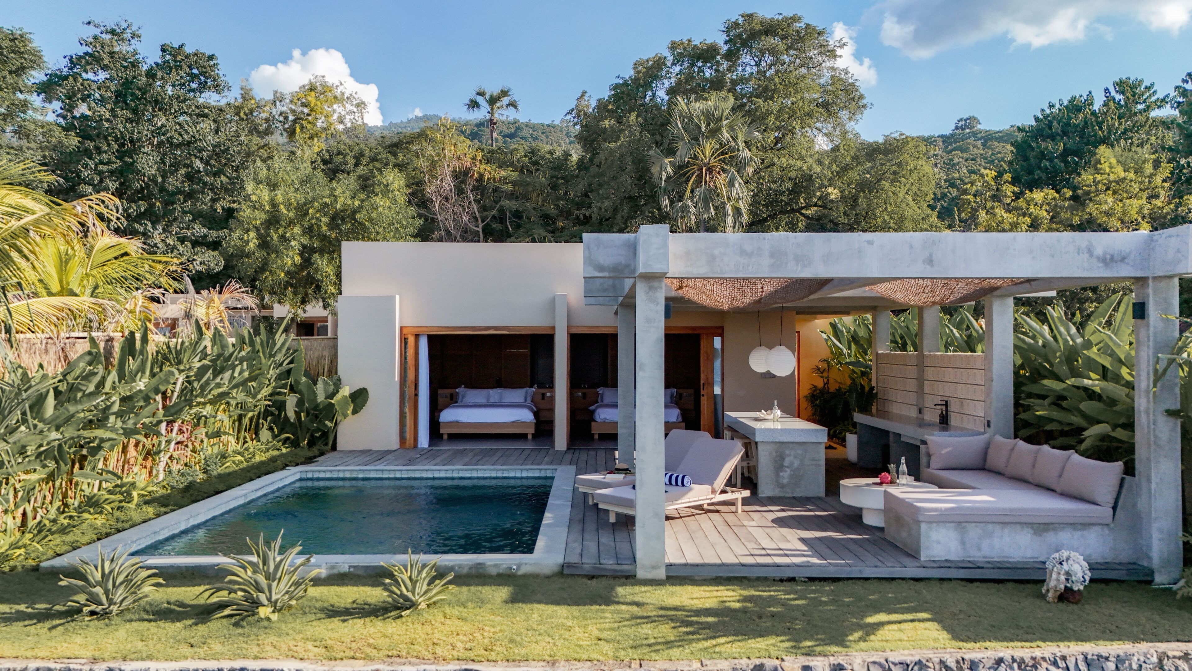 Deluxe Villa, 2 Bedrooms, Patio, Sea View | Pool | Outdoor pool
