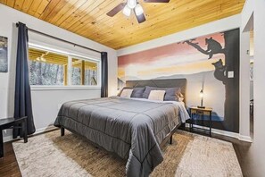Room - Bear Ridge Base Camp at Buffalo Creek | Pet-Friendly Lake Lure Cabin with Views, Firepit & Game Room (Lake Lure)
