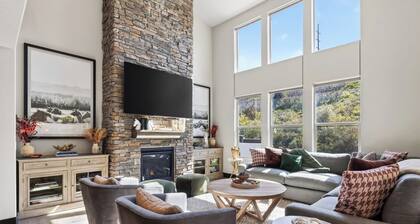 Private Hot Tub + Firepit + Views | Lake + Park City Trails | Jordanelle Ridge