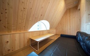 Quarto duplo real, vista para o oceano | Parte interna