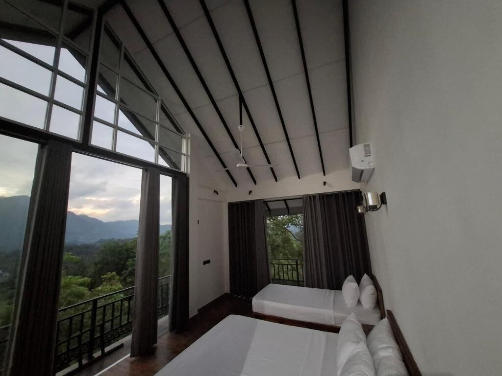 Standard Triple Room, Balcony, Mountain View | Desk, laptop workspace, blackout drapes, iron/ironing board