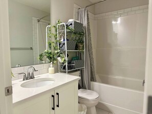 Bathroom - Cozy Private Suite Near Stoney & Deerfoot Trails (Calgary)