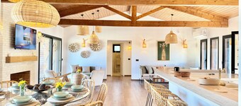 Kenz Essia Chalet immersif dans une ferme privée avec piscine et vue nature
