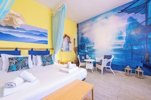 Apartment (1 Bedroom) | 1 bedroom, iron/ironing board, cots/infant beds, bed sheets - Blue River Trastevere (Rome)