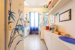 Leilighet (1 Bedroom) | Eget kjøkken | Espressomaskin, mikrobølgeovn, kokeplater og vannkoker