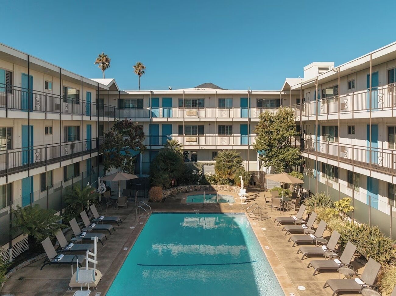 Picture effortless afternoons around the expansive central pool deck.