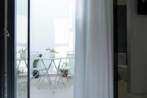 Quarto casal ou duplo luxo, varanda | Opções para refeição