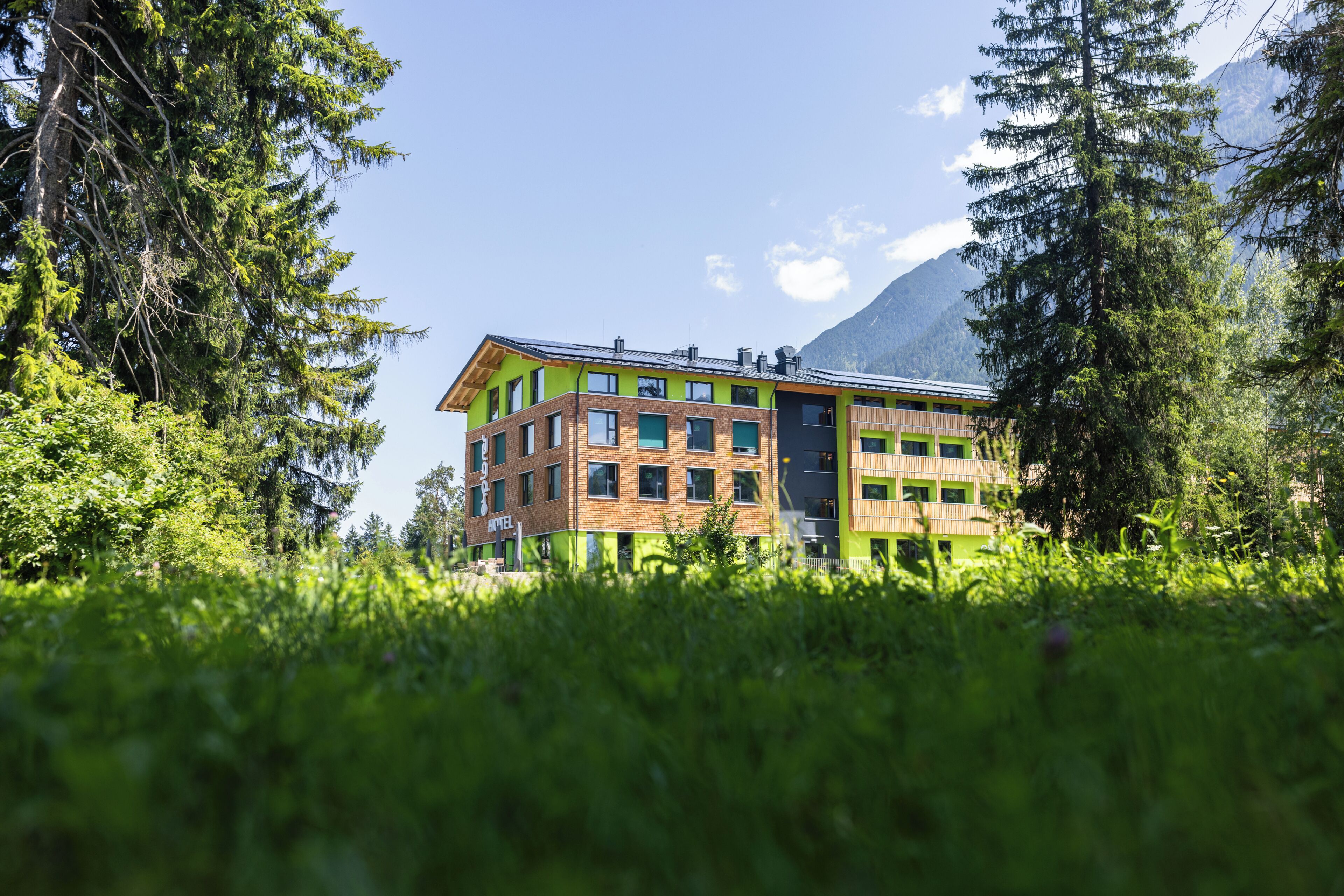 Fassade der Unterkunft