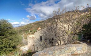 Property grounds - A superb view over the Ostriconi valley from this gîte in a typical Balagne village, (LAMA)