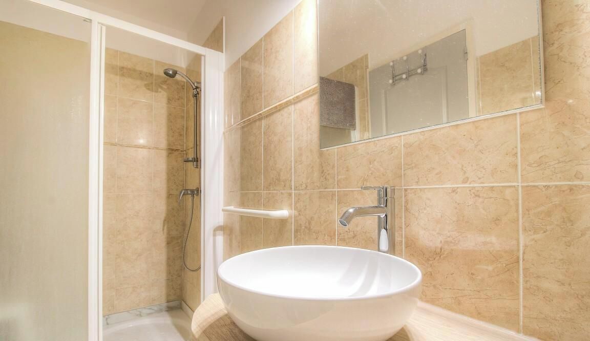 Shower, hair dryer