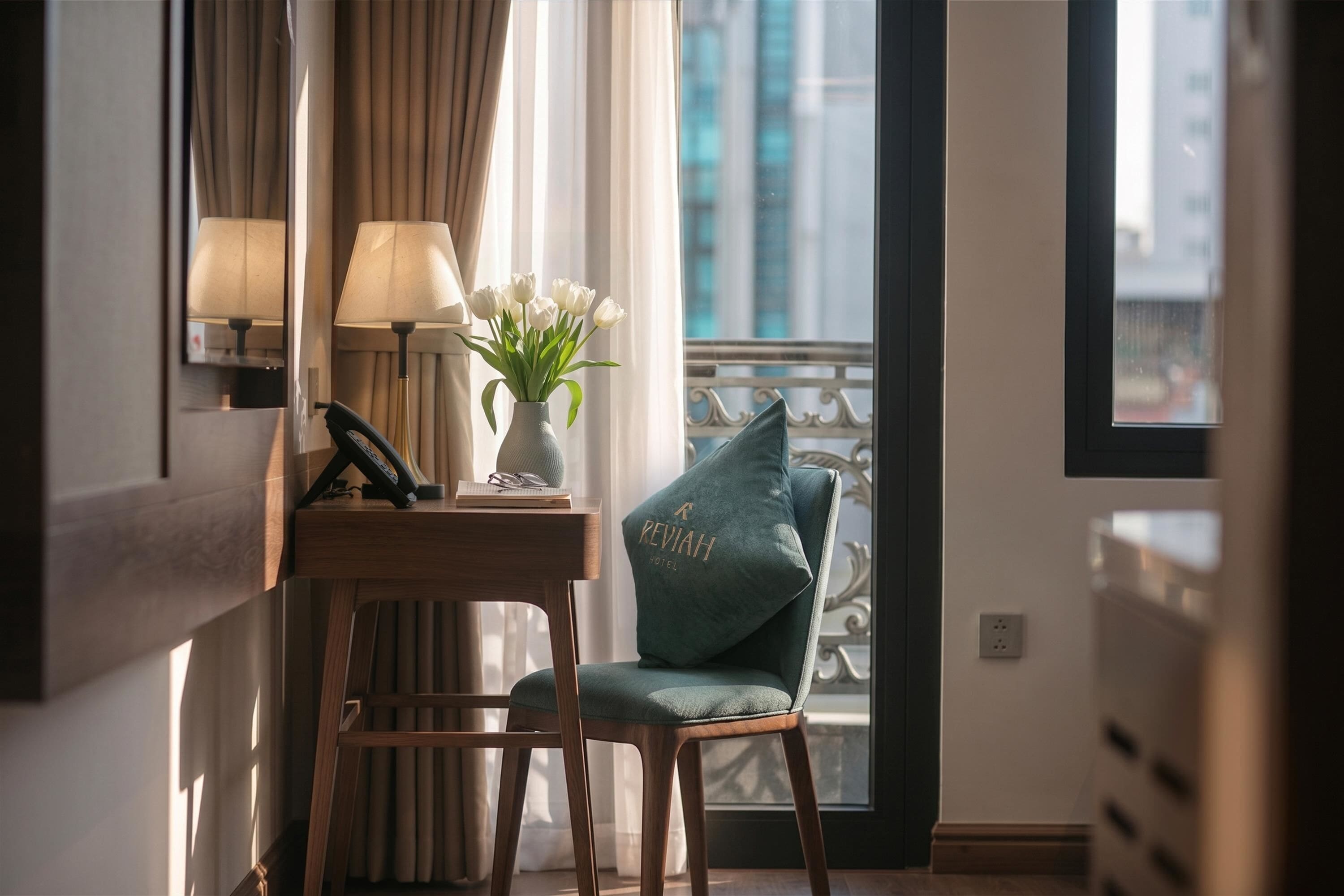 Deluxe Double or Twin Room, Balcony | Desk, blackout drapes, free WiFi