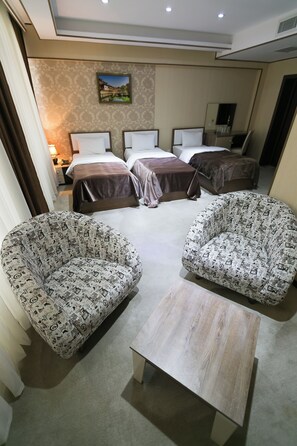 Desk, laptop workspace, free WiFi, bed sheets - Golden Plaza Hotel (Bakı)