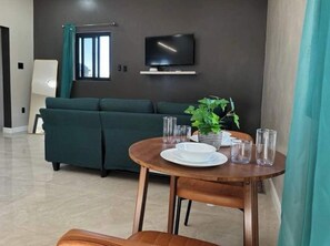 TV, offices - Earth at Haven+ | Refined Island Escape (St.kitts)