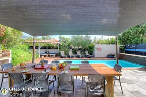 Outdoor dining - Vrbo Property (SAN GAVINO DI CARBINI)