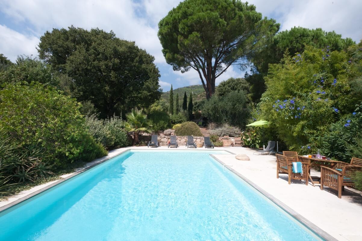 Una piscina riscaldata