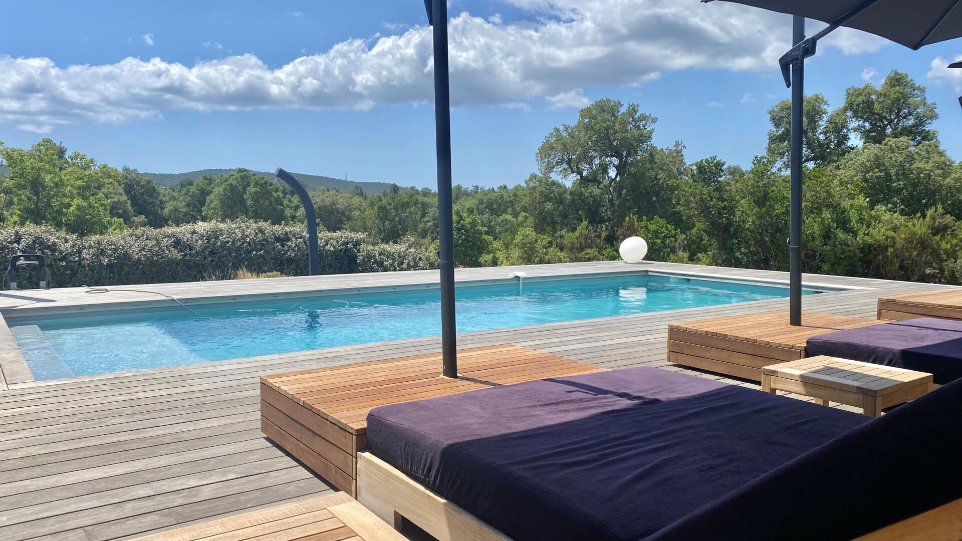 Una piscina riscaldata
