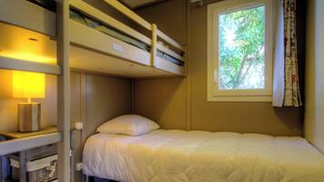 2 chambres, lit parapluie