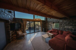 Deluxe Villa, Balcony | Living area