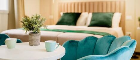 Deluxe Studio, 1 Double Bed, Balcony, City View