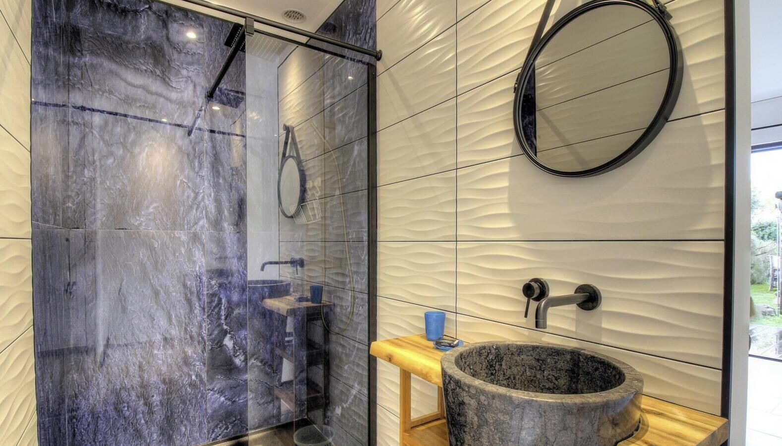 Shower, hair dryer