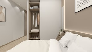 Studio Suite d ành cho gia đình, quang cảnh hồ bơi | Két bảo mật tại phòng, phòng cách âm 