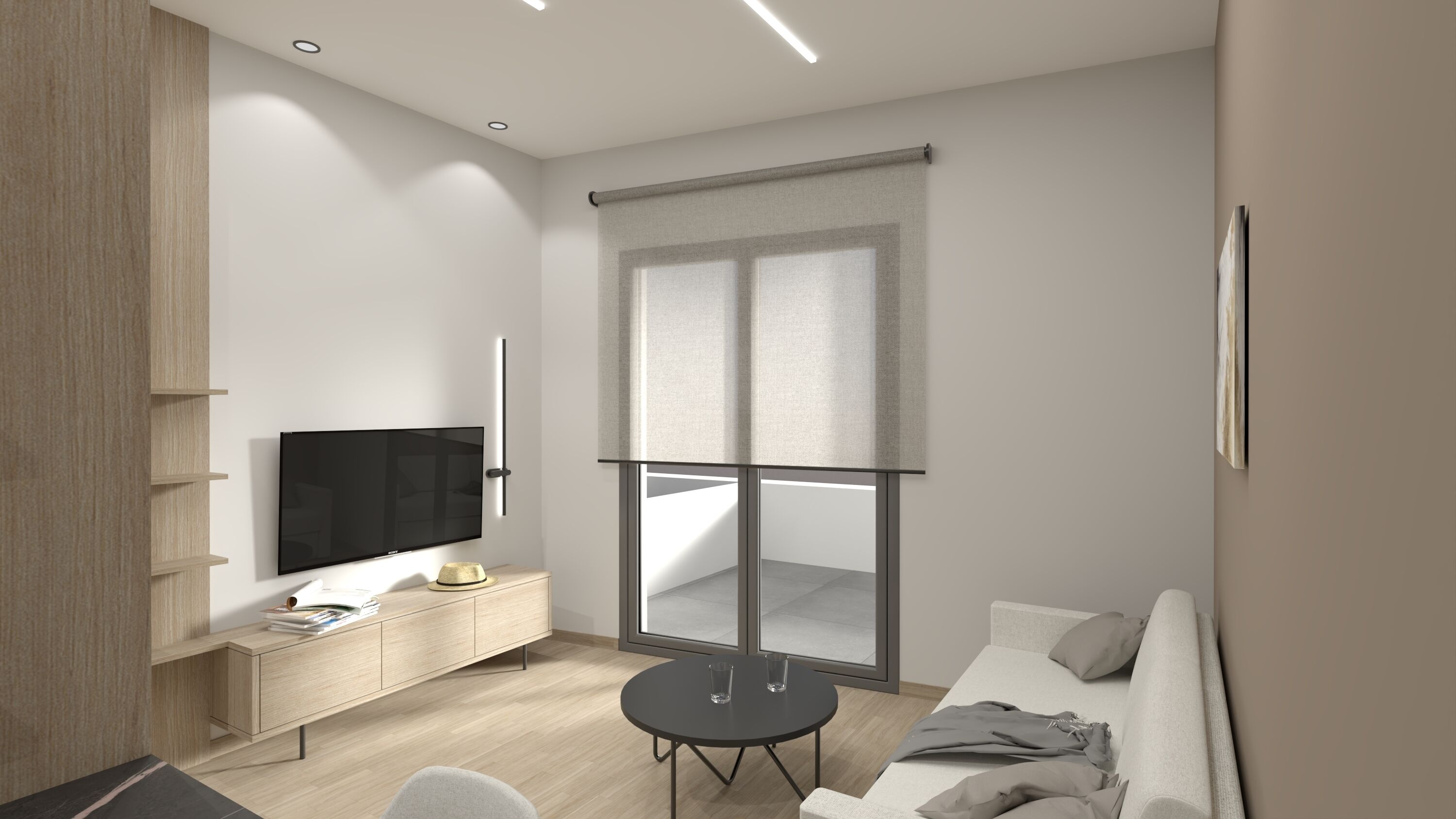 Familien-Studiosuite, Poolblick | Zimmersafe, schallisolierte Zimmer, kostenloses WLAN