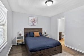 Desk, iron/ironing board, travel crib, free WiFi