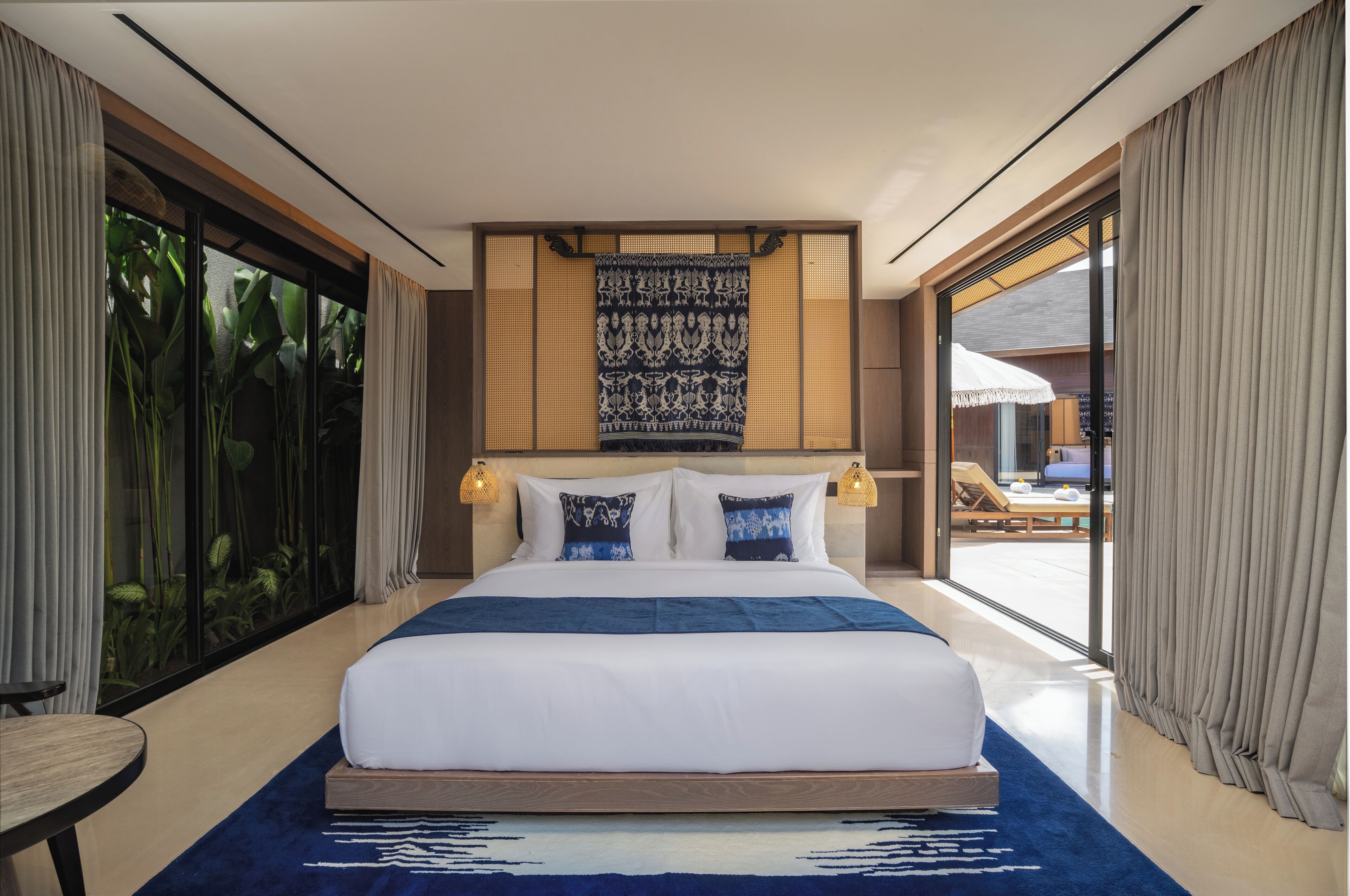 Luxury Villa, 2 Bedrooms, Non Smoking, Pool View | Desk, free WiFi, bed sheets