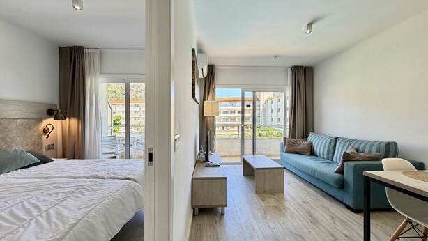 1 bedroom, bed sheets - Apartment FESTASOL 209 (Estartit)