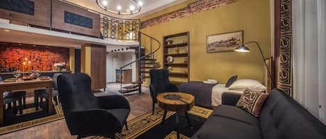Comfort Apartment, Courtyard View | Living area