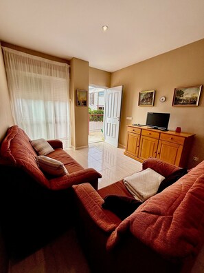 Apartment, 2 Bedrooms, Smoking, Balcony | Living room - Apartamento Torreblanca III Ref 063 (Torreblanca)