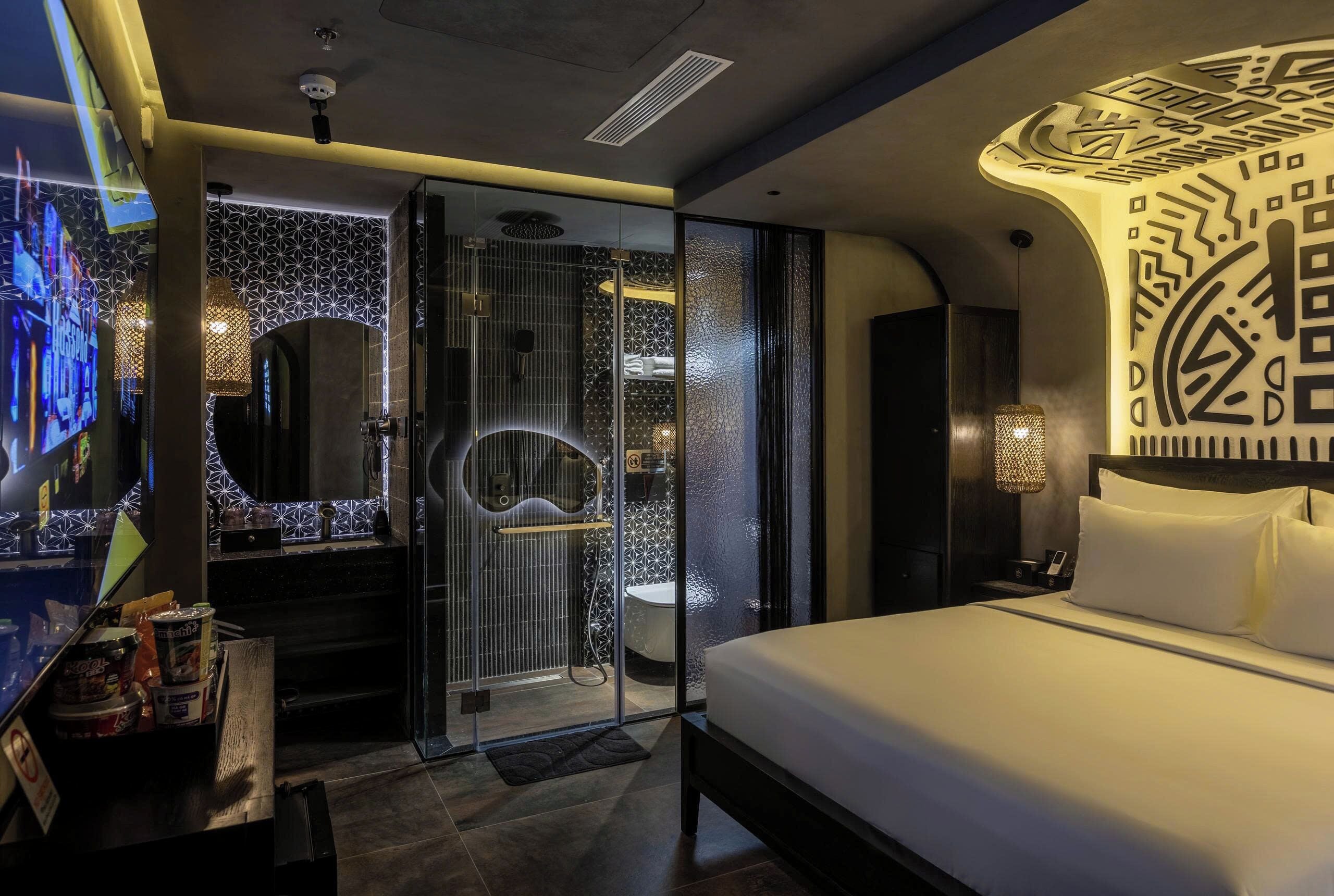 Quarto luxo | Cortinas blackout