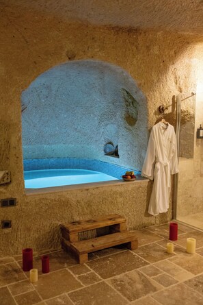 Luxury Double Room, Courtyard View | Bathroom | Free toiletries, soap, shampoo, toilet paper - Soul of Cappadocia Hotel (Urgup)
