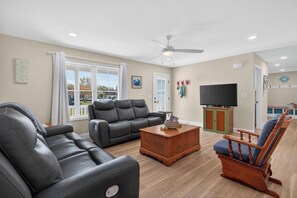 Living area - Brand-New Pet-Friendly Coastal Retreat w/ Screened Porch Near Lewes & Cape Henlopen (Lewes)